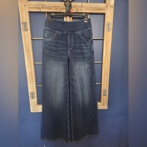 HALARA Deep Blue Wide Leg Jeans XS Petite